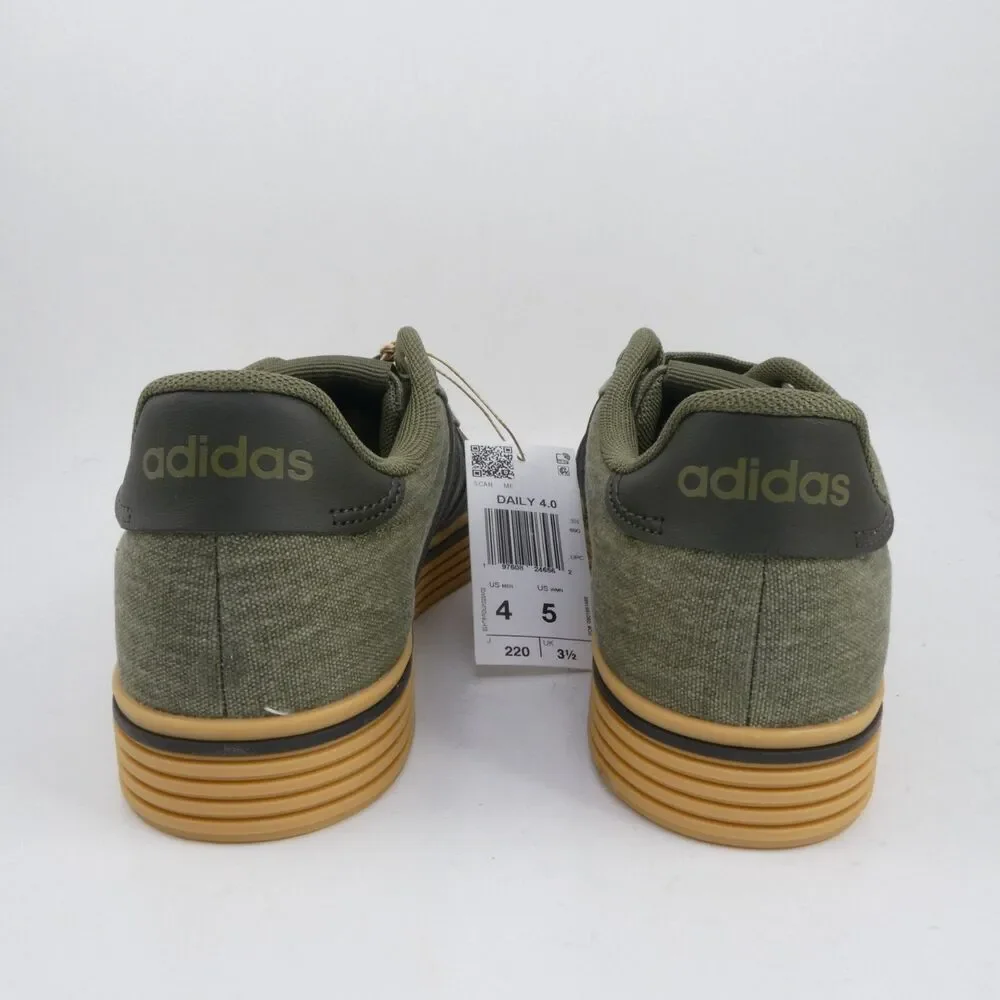 Adidas Daily 4.0 Unisex Women’s US 5 / Men's US 4 Skateboarding Shoe Green NWOB
